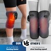 MOAJAZA Cordless Knee Massager with Heat and Vibration, Heating Pads