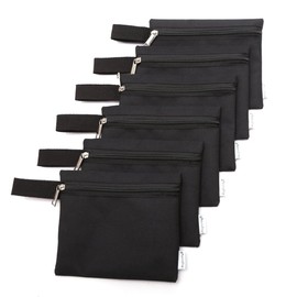 Augbunny 600D Zipper Multi-Purpose Waterproof School Office Home Supply Organizers Pouch Tool Bag 6-Pack