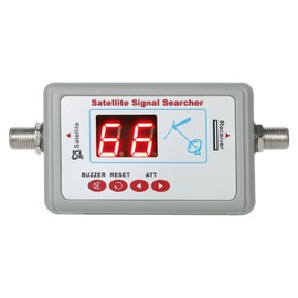 Satellite Signal Finder, Digital TV Antennas Receiver Searcher 950-2150MHz LCD Display Aerial Signal Tester for Positioning