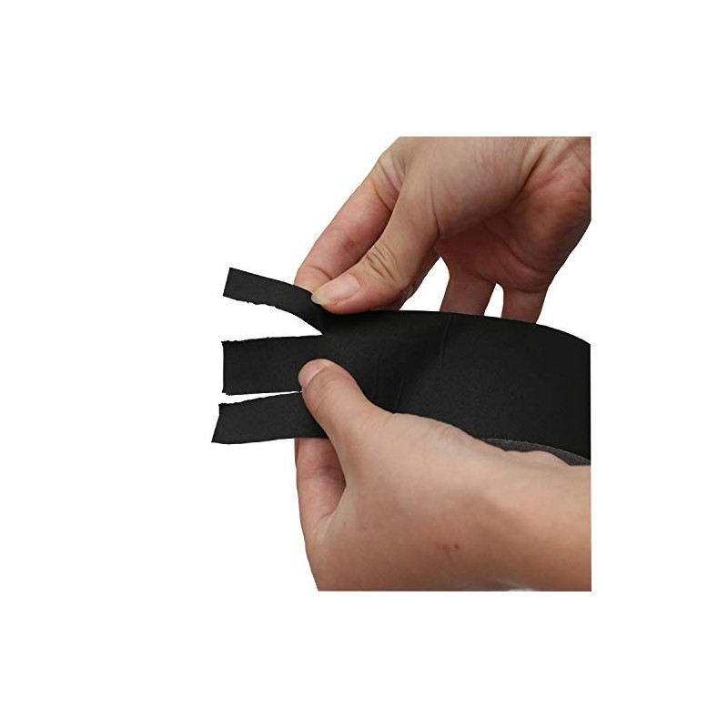 WELSTIK Cinta adhesiva negra de 2 pulgadas x 33 yardas,