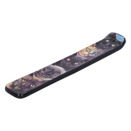 Nemesis Now Cat Totem Incense Burner 24.5cm, Resin, Lisa Parker Cat Totem Incense Holder, Exclusive Cat Totem Design, Cast in the Finest Resin, Hand-Painted, Holds Incense Stick