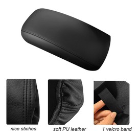 faccaibbg Armrest for 2014-2020 Nissan Rogue 2017-2021 Nissan Rogue Sport Console Cushion Pad Arm Rest Cover Black