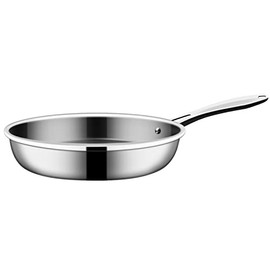 Nuwave Whole Body 3-Ply Stainless Steel Frying Pan Skillet 10", Premium 18/10, Even-Heating Tech&Heavy-Duty Construction