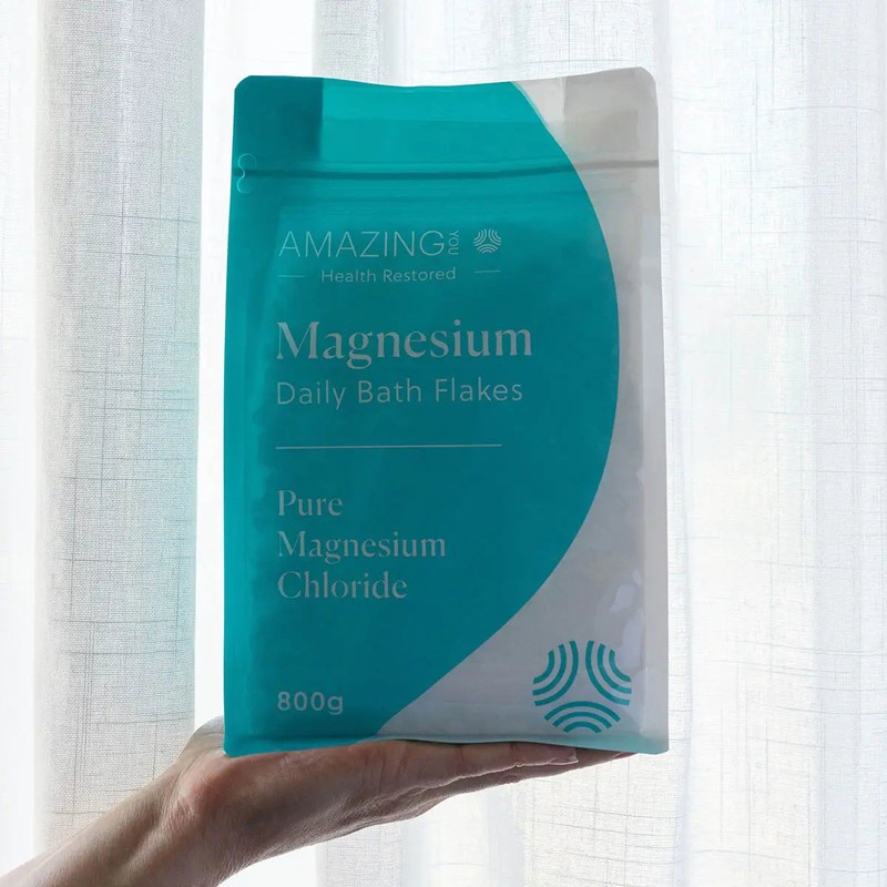 Amazing You Magnesium Daily Bath Flakes - Pure Magnesium Chloride,