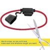 MCIGICM 12 AWG Inline Fuse Holder with 30A ATC/ATO Blade