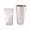 Chef Inox 18/8 Stainless Steel Cocktail Shaker Base with Glass