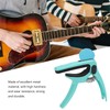 Metal Guitar Capo Tone Adjustment Tool with Pick Holder Stringed