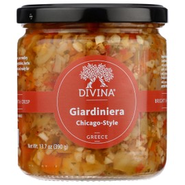 DIVINA Mild Chicago Style Giardiniera, 13.7 OZ
