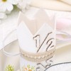 Agvgaza Simple Half Birthday Party Crown - Classic 1/2 Birthday