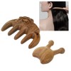 Massage Hair Comb Head Scalp Meridian Comb Y Shape Wooden