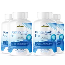Pelican Vitamins DentaSmile Pro- Oral Support- 4 Bottles- 240 Capsules