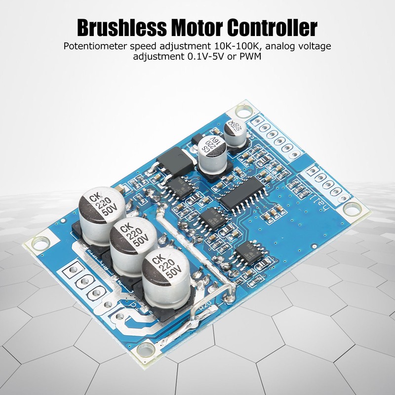 Brushless Motor Controller Balanced BLDC Driver Board with Hall DC12V‑36V