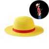 Sombrero de paja Luffy de una pieza BeisDirect, protector solar,