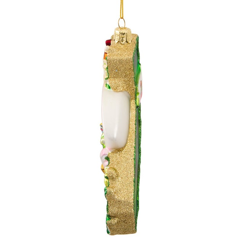 Kurt Adler Glass California Ornament, 5-Inch