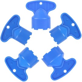 MOILINJAEY 5 Piece Faucet Aerator Key Wrench, M16.5, 18.5, 21.5, 22.5, 24, ABS, Blue