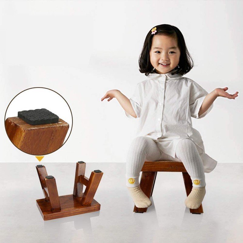 GOLDEN SUN XDStool Solid Wood Tiny Step Stool for Kids