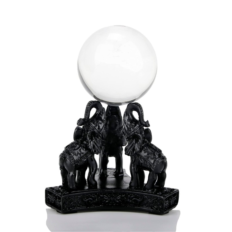 Black Elephant Statues and Figurines - Unique Home Decor Gift