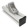 uxcell Standard Plastic Square Aluminum Extrusion End Cap Black 20x20mm