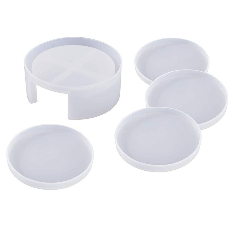 Coaster Mold Round Silicone Mold Cup Mat Epoxy Resin Mold