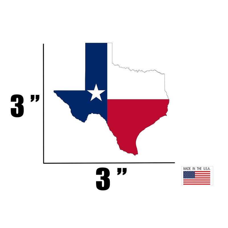 Rogue River Tactical Texas Flag Sticker Car Decal Bumper Lone