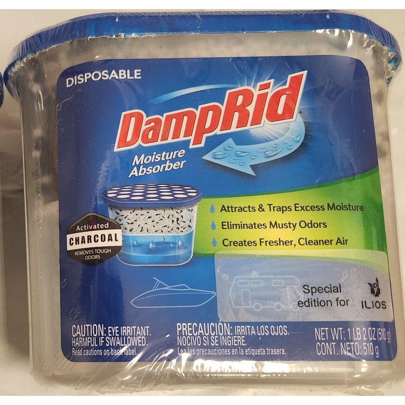 Damp Rid Moisture Absorber & Odor Remover with Activated Charcoal