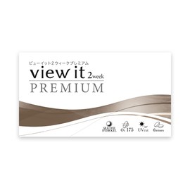 ビューイット 2week PREMIUM シリコーンハイドロゲル 6枚 1箱[-4.00]