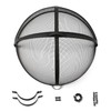 WeCooper Heavy-Duty Fire Pit Spark Screen, 36In Round Steel Mesh