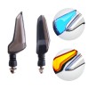 4 Piezas Direccionales Led Para Motocicleta Luz Drl Neon