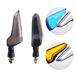 4 Piezas Direccionales Led Para Motocicleta Luz Drl Neon