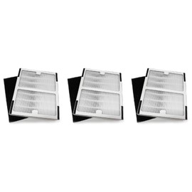 Nispira IAF-H-100B HEPA Carbon B Filter Set Replacement Compatible with Idylis B Air Purifier AC-2125, AC-2126, IAP-10-125, IAP-10-050, IAP-10-150, 3 Sets