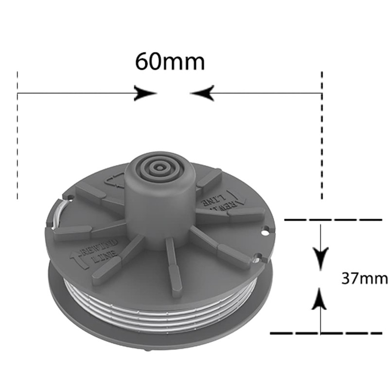 Spool for Gardena 5307-20 String Trimmer Line for Easycut 400