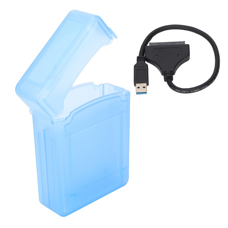 SATA to USB 3.0 Adapter with 2.5in Protective Box Blue
