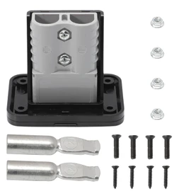 Attisfiera 120A for Anderson Plug Flush Mount Mounting Frame with Cover for Car Motorhome Caravan Motorcycle Boat