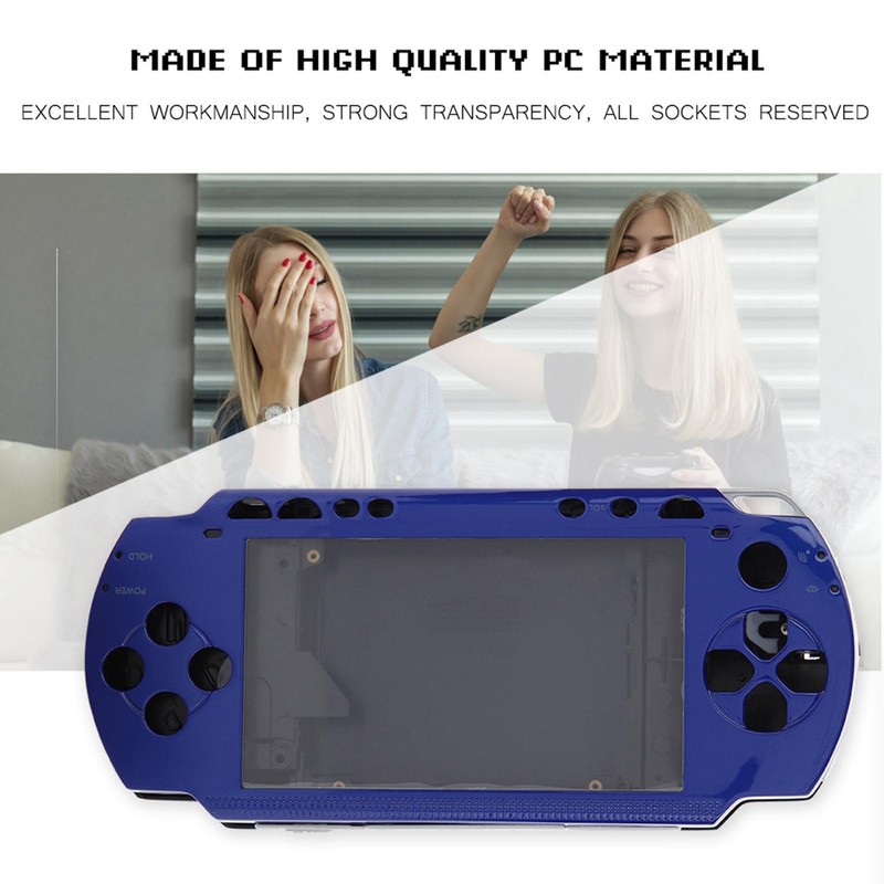 fasient Full Housing Case Cover Kit for PSP 1000, Replacement