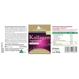 Biotikon Kollagen vegetarisch SkinStructure nach Dr. med. Michalzik - aus Eierschalenmembran mit 480 mg pro Tagesdosis - ohne Zusatzstoffe - von BIOTIKON?