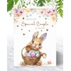 Special Couple Easter Card - Bunny with Easter Eggs Design