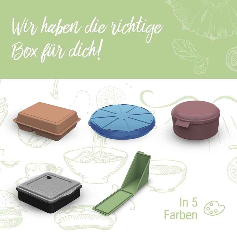 elastoREuse Burgerbox Take Away Packaging - Food Container to Go