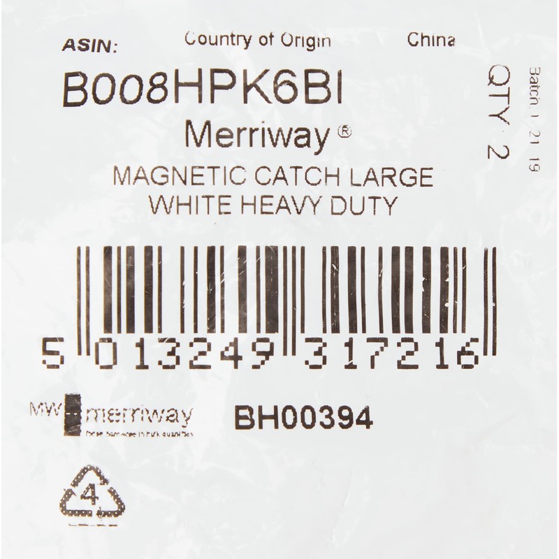 Merriway® BH00394 (2 Pcs) Heavy Duty Magnetic Cupboard Cabinet Door