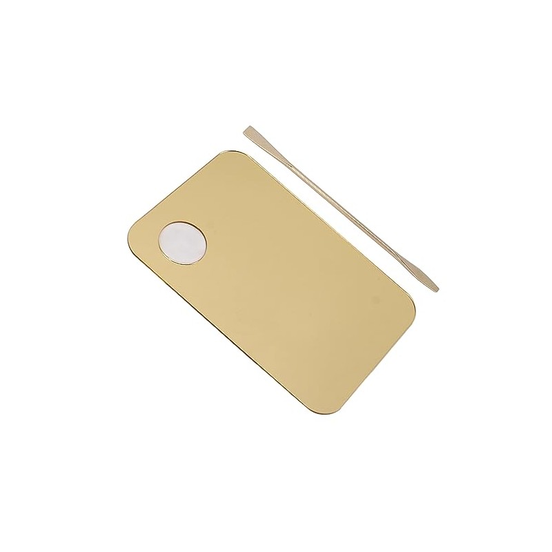 Paleta de Mezcla de Maquillaje, Paleta Acrílica con Espátula