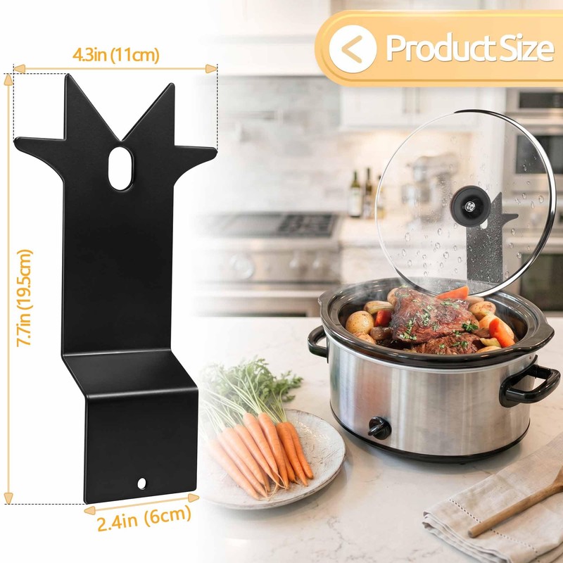 Slow Cooker Pot Lid Holder - Sturdy Lid Rack Designed