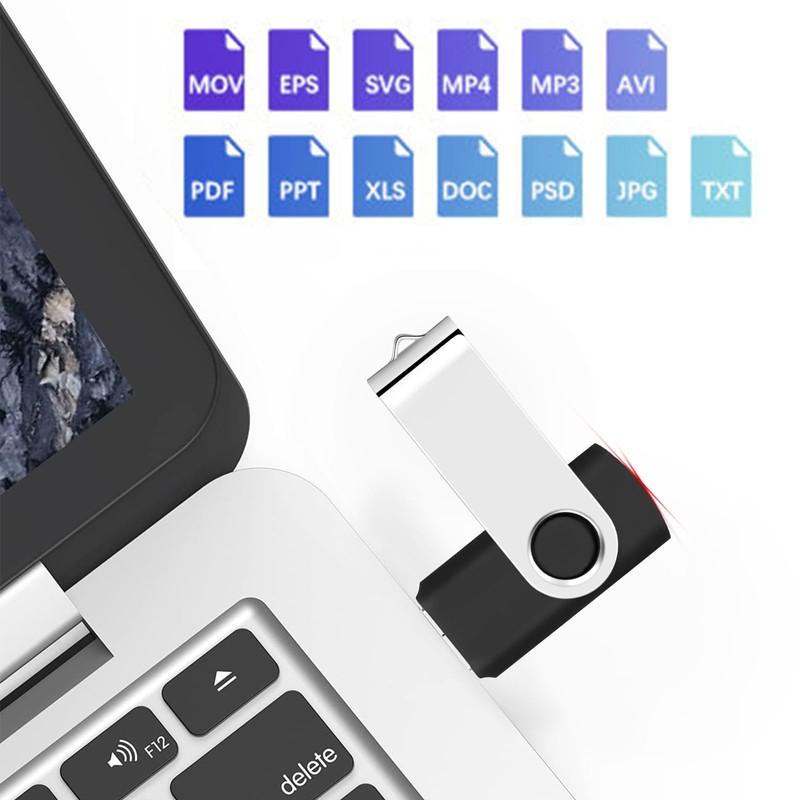 SRVR USB Stick 64 GB Pack of 3 Memory Stick