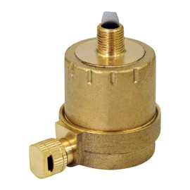 Midline Valve S1546-OM-5 Radiator Steam Air Float Vent; Heat Regulator Valve; Angle Mount; 1/8 in. NPT; Chrome Plated Steel (5 Pack), brass