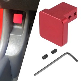 leediga 1 PC Bonnet Lock Control Hood Aluminum Alloy Handle, Hood Release Latch Handle Repair Kit for 96-11 Honda Civic, 97-06 Honda CR-V, 03-11 Honda Element, 06-14 Honda Ridgeline (Red)