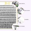 B&Q Pestañas Postizas en Racimos 280PCS Set de Extensiones de