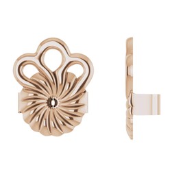 Replacement Back Earrings (Single 14k Rose Gold Stabilizer Back)