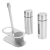 Stainless Steel Condiment Seasoning Container Pots Set with Spice Rack