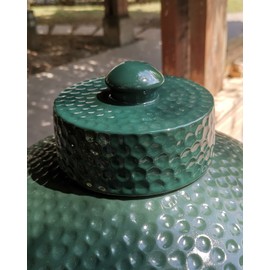 DOLAMOTY Accessories for Big Green Egg, Top Damper Cap for Big Green Egg Replacement Parts, Ceramic Chimney Cap for Big Green Egg Medium, Large and XLarge Size