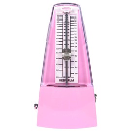 Keepdrum Gmpl Hand-Wind Mechanical Metronome with Bell, Pink