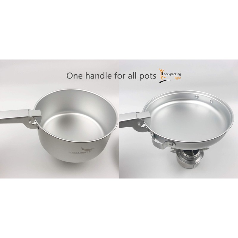 Camp Aluminum Ultralight Camping Cookware for Outdoor Hiking Backpacking