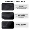 ZNDAW Car Seat Cover, Leather Vehicle Front Bottom Seat Cushion